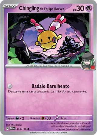 Carta Chingling da Equipe Rocket