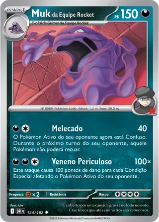 Carta Muk da Equipe Rocket