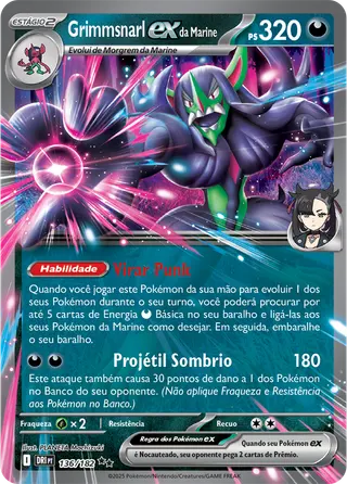 Carta Grimmsnarl ex da Marine