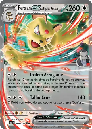 Carta Persian ex da Equipe Rocket