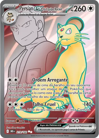 Carta Persian ex da Equipe Rocket