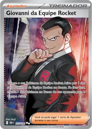 Carta Giovanni da Equipe Rocket