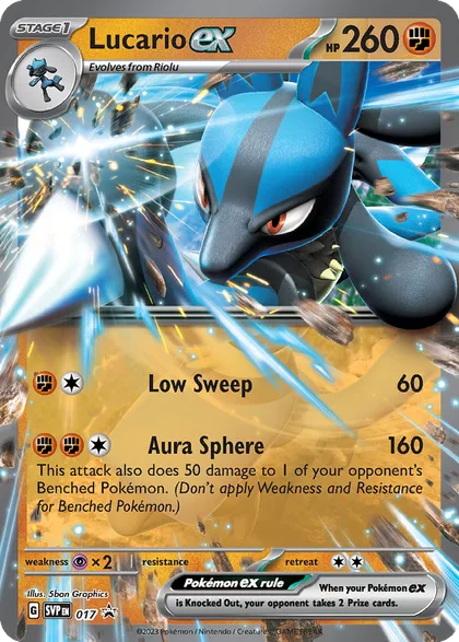 Carta Lucario ex
