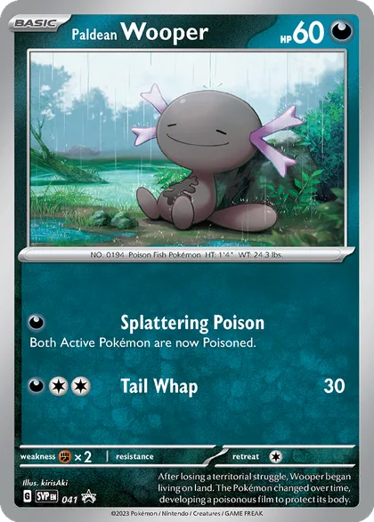 Carta Paldean Wooper