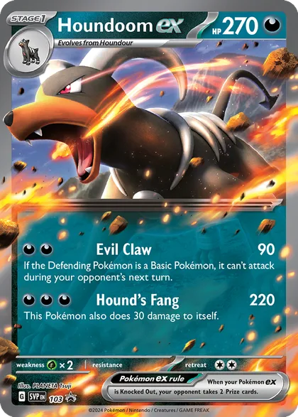 Carta Houndoom ex