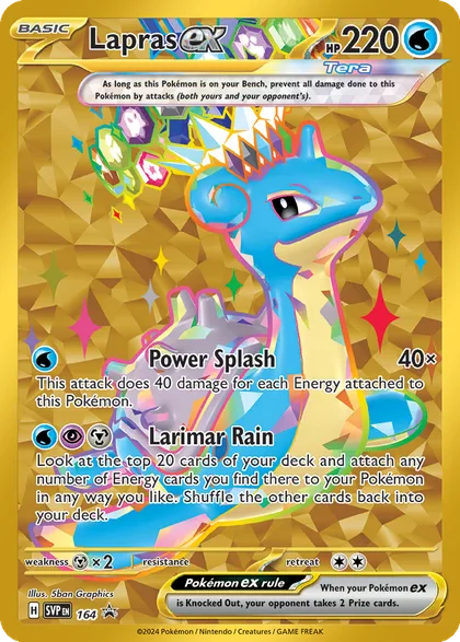 Carta Lapras ex