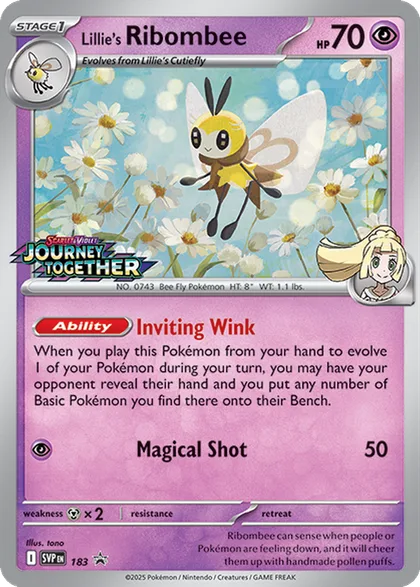 Carta Lillie's Ribombee