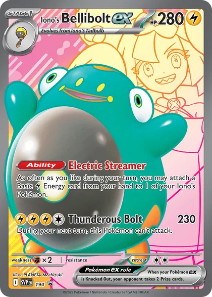 Carta Iono's Bellibolt ex