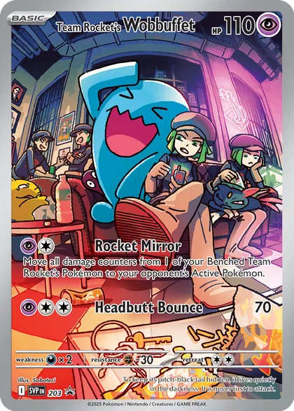 Carta Team Rocket's Wobbuffet