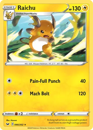 Carta Raichu
