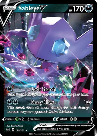 Carta Sableye V