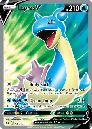 Carta Lapras V