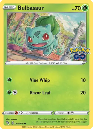 Carta Bulbasaur