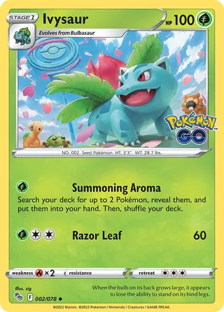 Carta Ivysaur