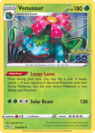 Carta Venusaur
