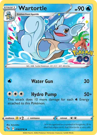 Carta Wartortle
