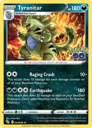 Carta Tyranitar