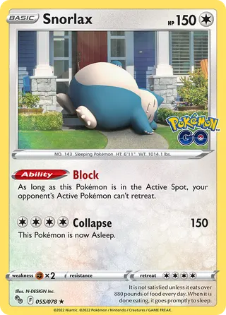 Carta Snorlax