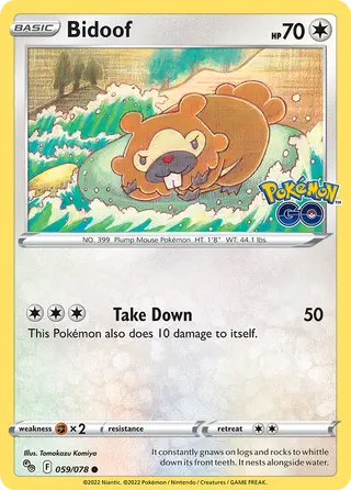 Carta Bidoof