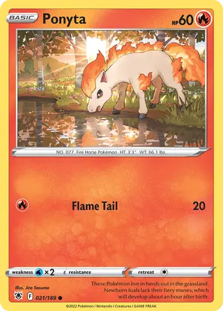 Carta Ponyta