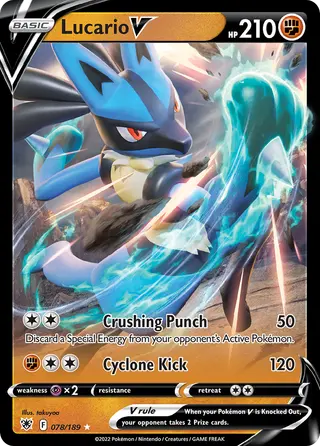 Carta Lucario V