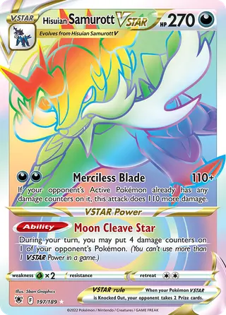 Carta Samurott de Hisui V-ASTRO