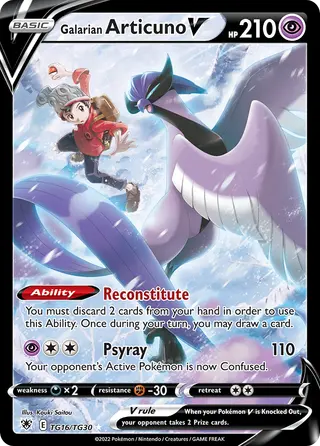 Carta Articuno de Galar V