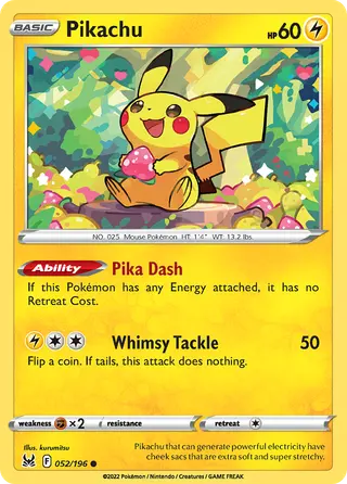 Carta Pikachu