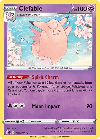 Carta Clefable