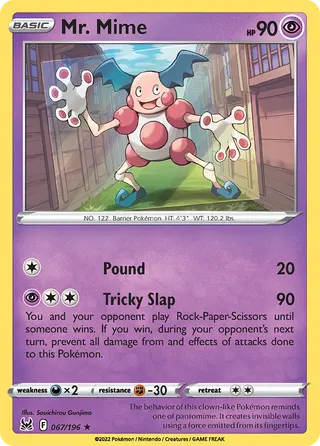 Carta Mr. Mime