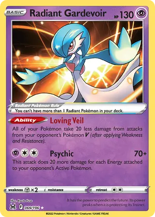 Carta Gardevoir Radiante
