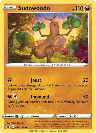 Carta Sudowoodo