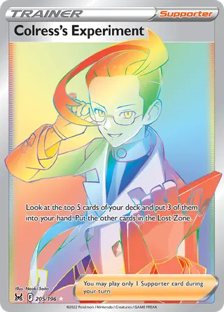 Carta Experimento do Colress