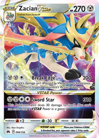 Carta Zacian V-ASTRO