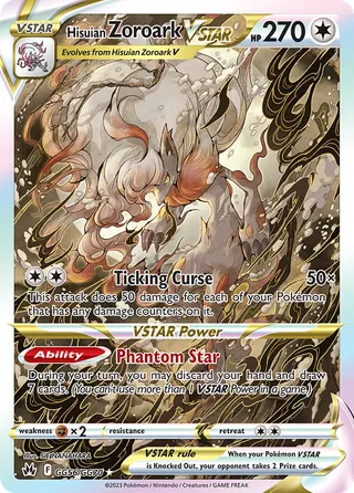 Carta Zoroark de Hisui V-ASTRO