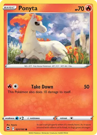 Carta Ponyta