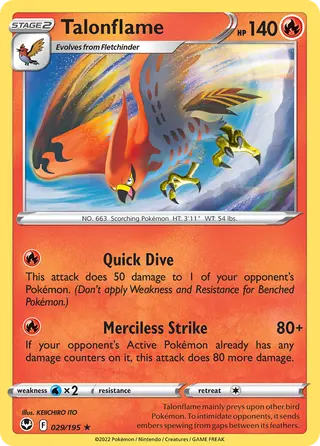 Carta Talonflame