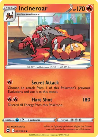 Carta Incineroar