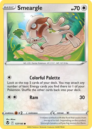 Carta Smeargle