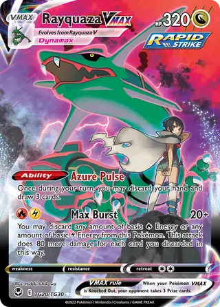 Carta Rayquaza VMAX