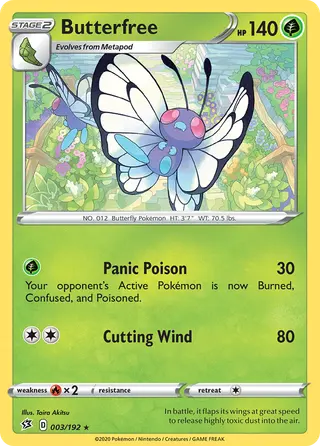 Carta Butterfree