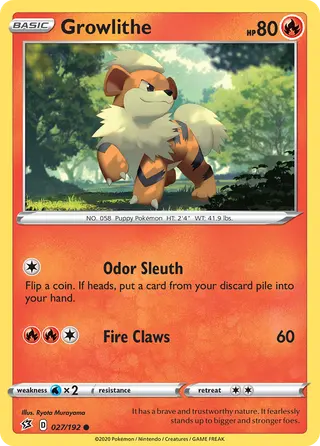 Carta Growlithe
