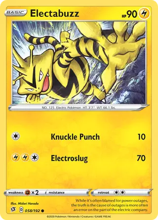 Carta Electabuzz