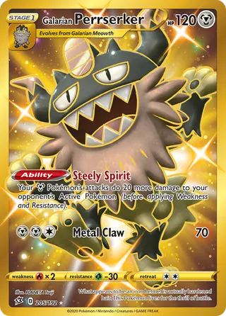 Carta Perrserker de Galar