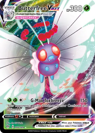 Carta Butterfree VMAX