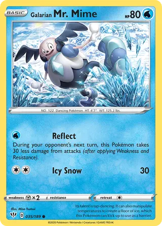 Carta Mr. Mime de Galar
