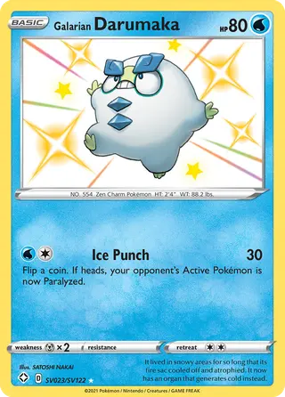Carta Darumaka de Galar