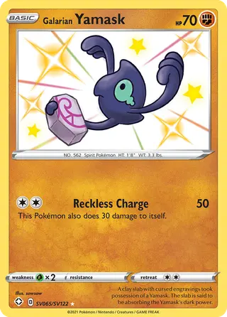 Carta Yamask de Galar