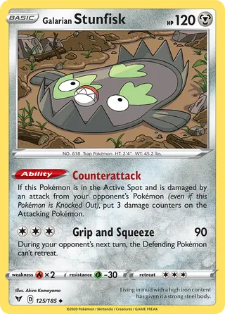 Carta Stunfisk de Galar