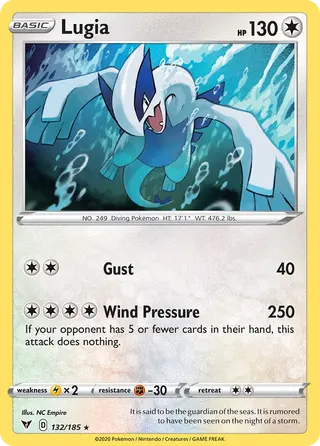 Carta Lugia